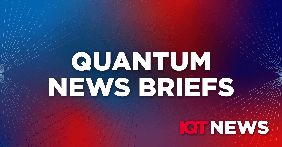 Quantum News Briefs April 13, 2024 Chattanooga Quantum Collaborative